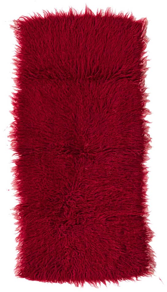 Detail image of 3' x 5' Hand Knotted Moroccan Wool Rug