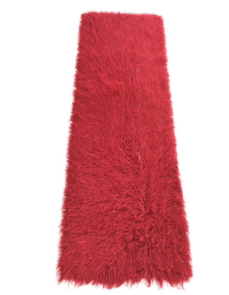 Detail image of 2' x 3' 8  Hand Knotted Moroccan Wool Rug