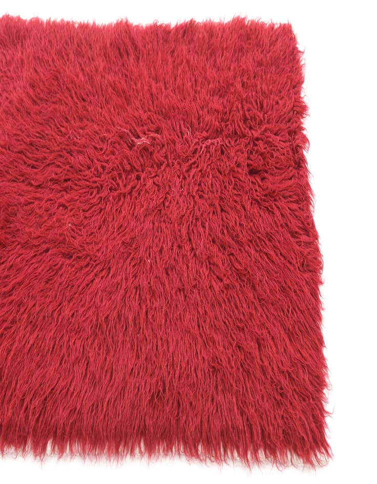 Detail image of 2' x 3' 8  Hand Knotted Moroccan Wool Rug