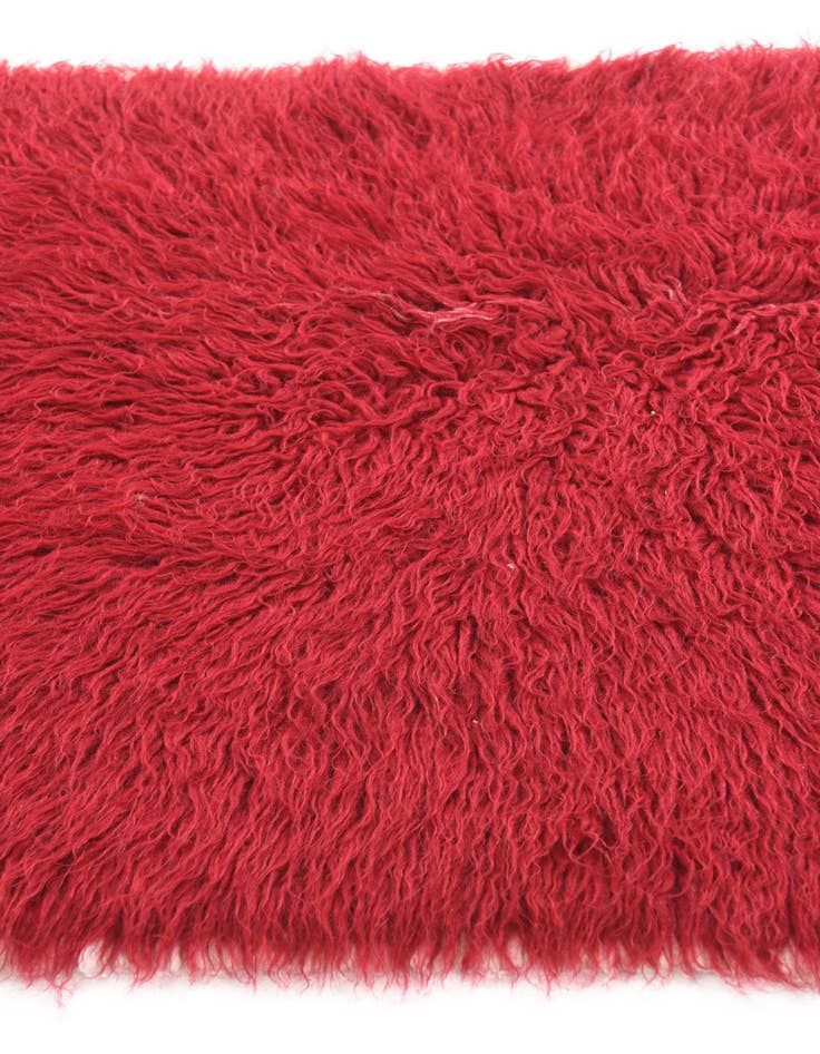 Detail image of 2' x 3' 8  Hand Knotted Moroccan Wool Rug