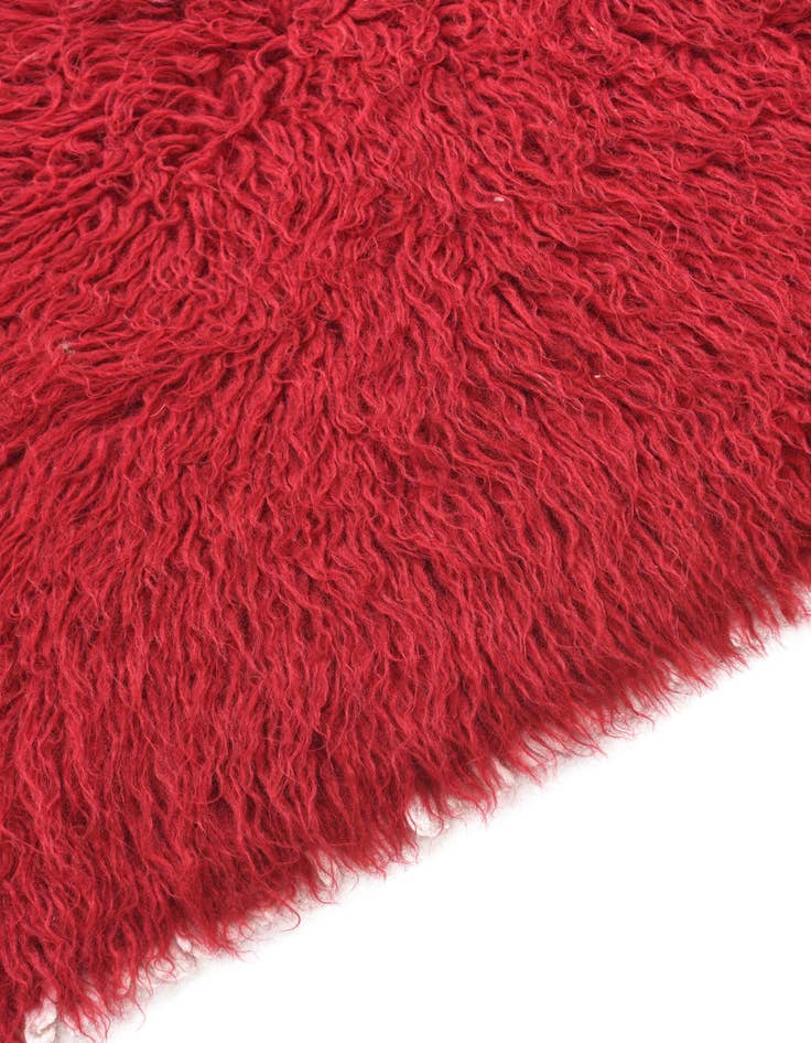 Detail image of 2' x 3' 8  Hand Knotted Moroccan Wool Rug