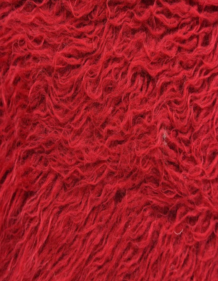 Detail image of 2' x 3' 8  Hand Knotted Moroccan Wool Rug