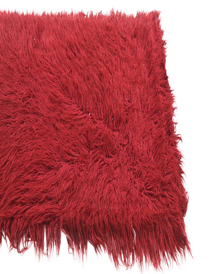 Detail image of 2' 6 x 4' 6  Hand Knotted Moroccan Wool Rug