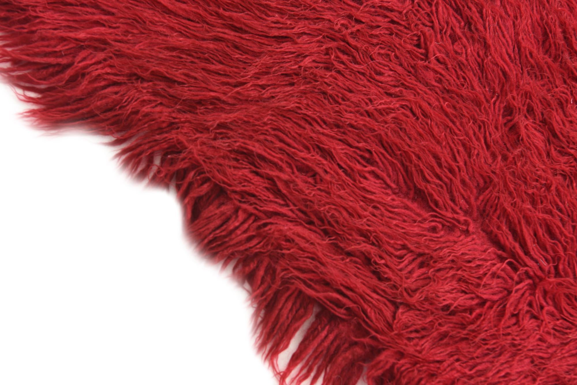 2' 6 x 4' 6 Hand Knotted Moroccan Wool Rug