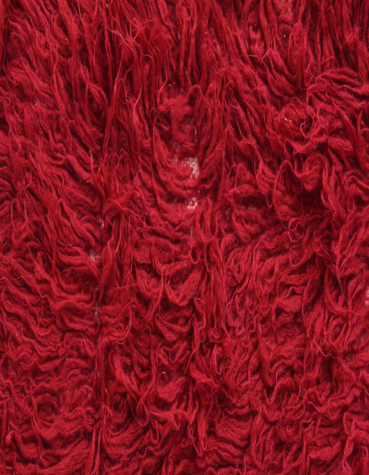 Detail image of 3' 3 x 5' 6  Hand Knotted Moroccan Wool Rug