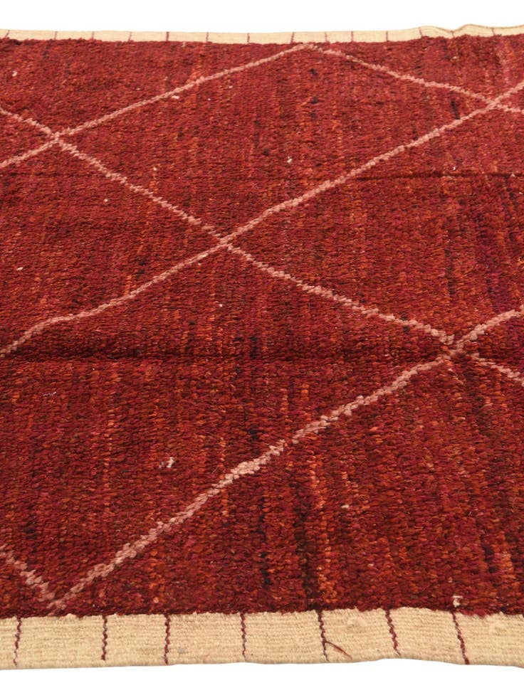 Detail image of 5' 1 x 8' 3  Hand Knotted Moroccan Wool Rug