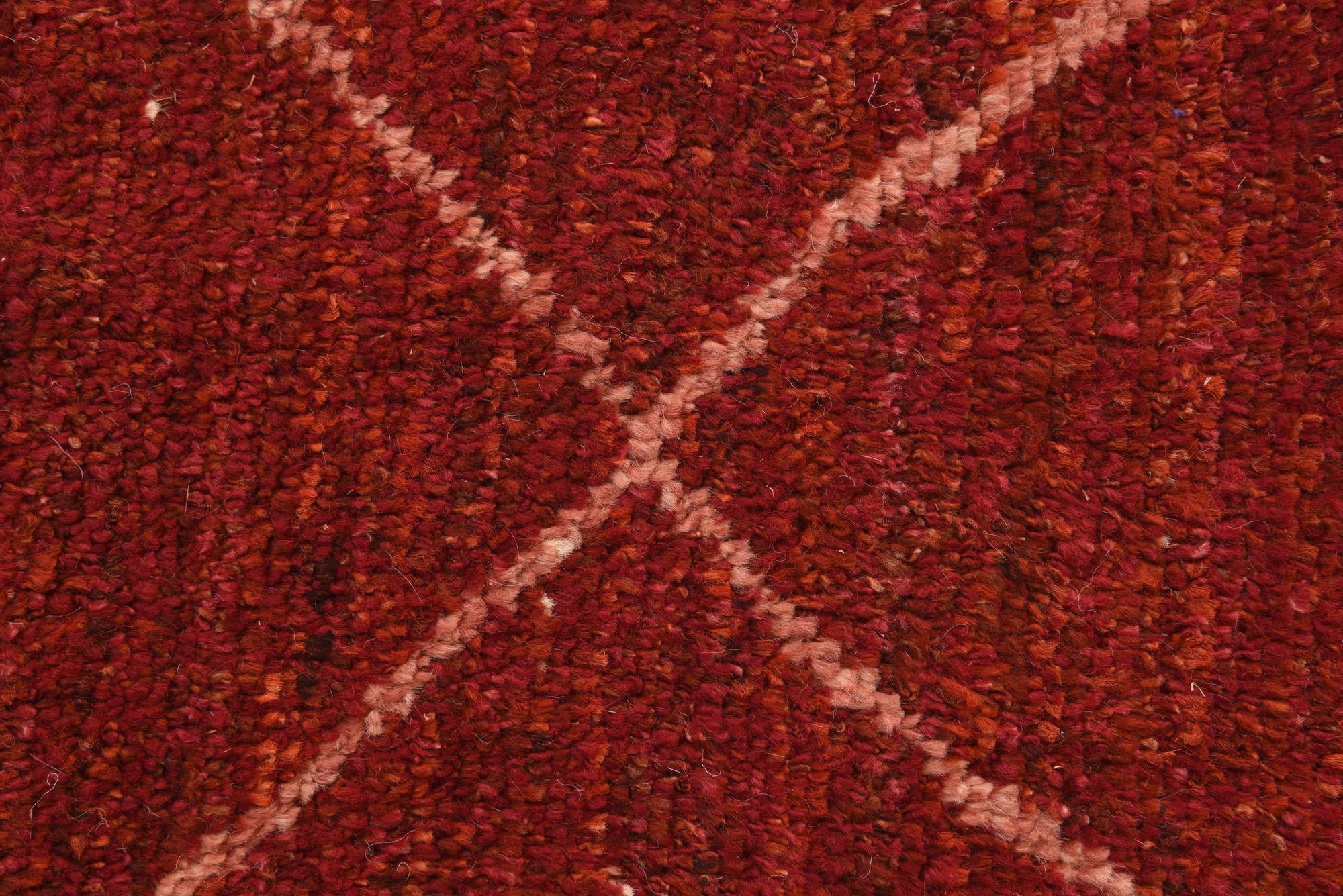 5' 1 x 8' 3 Hand Knotted Moroccan Wool Rug