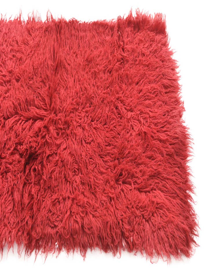 Detail image of 2' 8 x 4' 9 Hand Knotted Moroccan Wool Rug