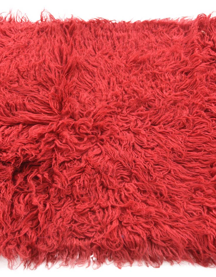 Detail image of 2' 8 x 4' 9 Hand Knotted Moroccan Wool Rug