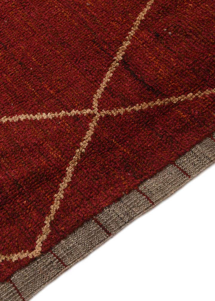 9' 2 x 12' 2 Hand Knotted Moroccan Wool Rug