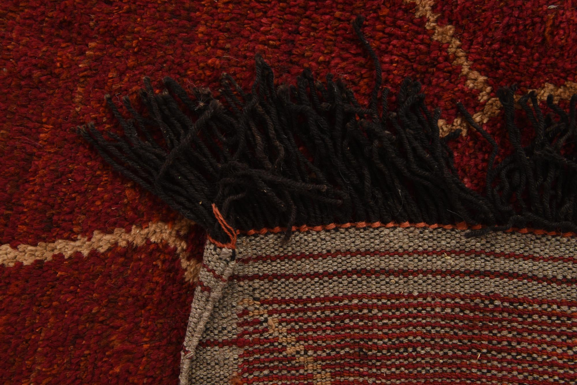 9' 2 x 12' 2 Hand Knotted Moroccan Wool Rug