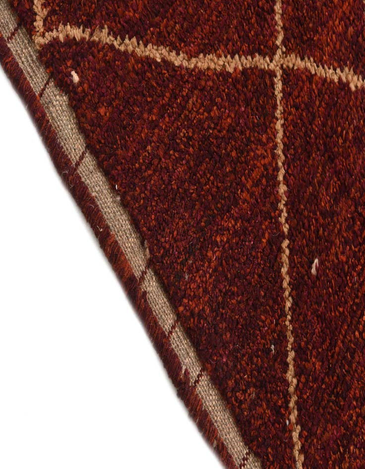 Detail image of 4' 2 x 6' 3  Hand Knotted Moroccan Wool Rug