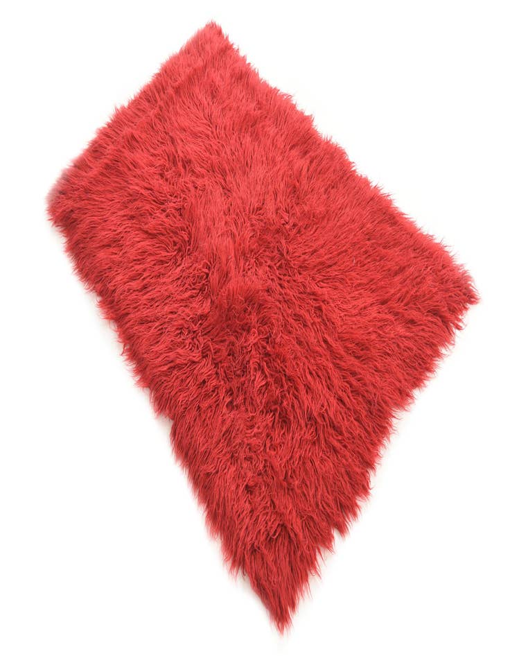 Detail image of 3' x 4' 6  Hand Knotted Moroccan Wool Rug