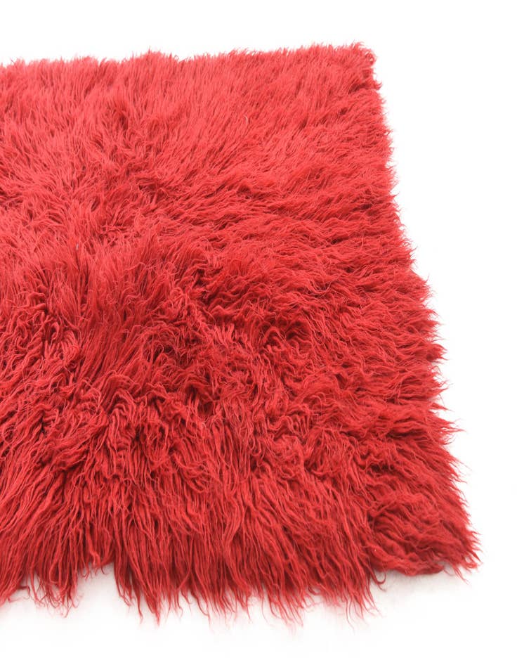 Detail image of 3' x 4' 6  Hand Knotted Moroccan Wool Rug