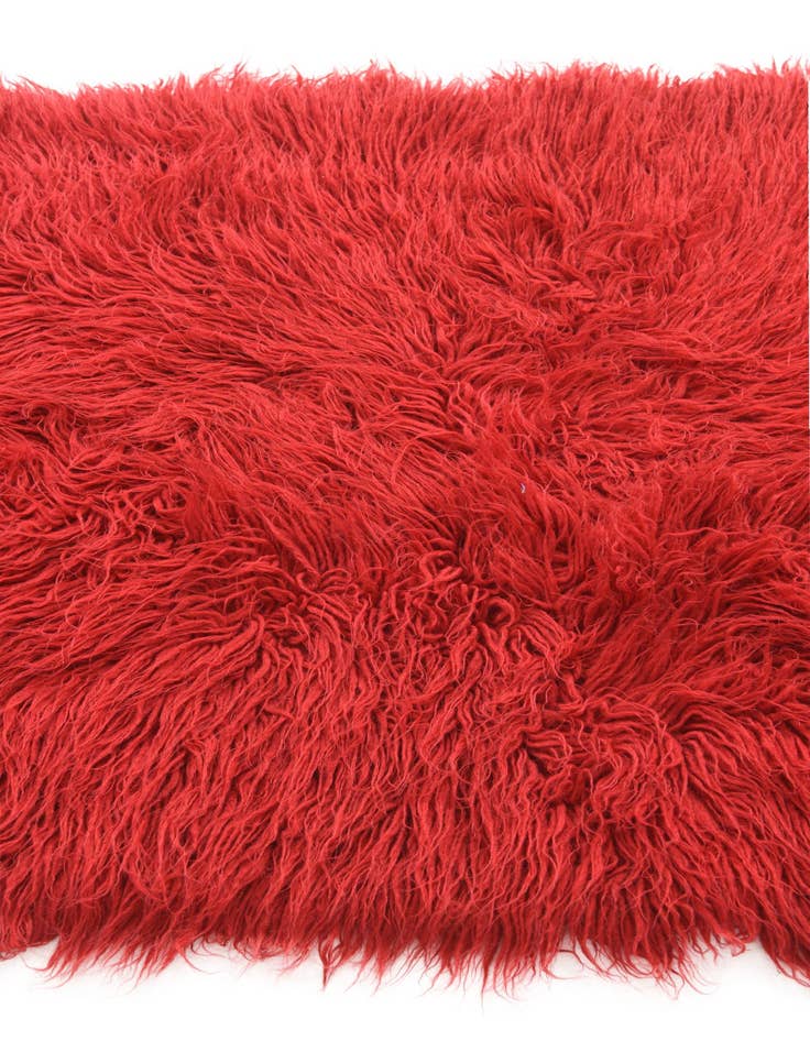 Detail image of 3' x 4' 6  Hand Knotted Moroccan Wool Rug