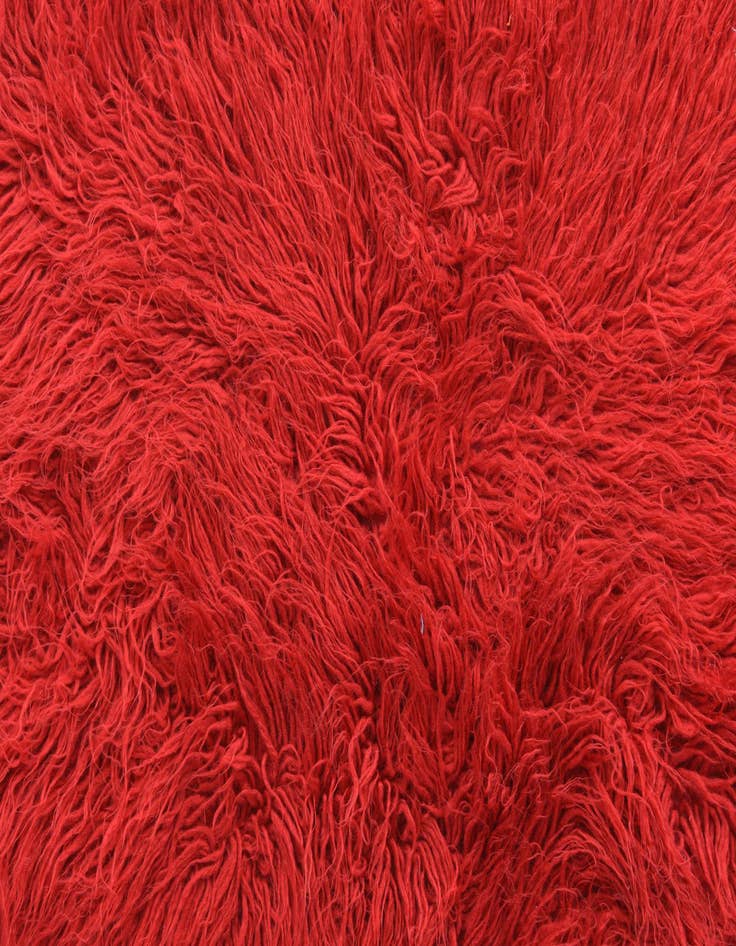 Detail image of 3' x 4' 6  Hand Knotted Moroccan Wool Rug