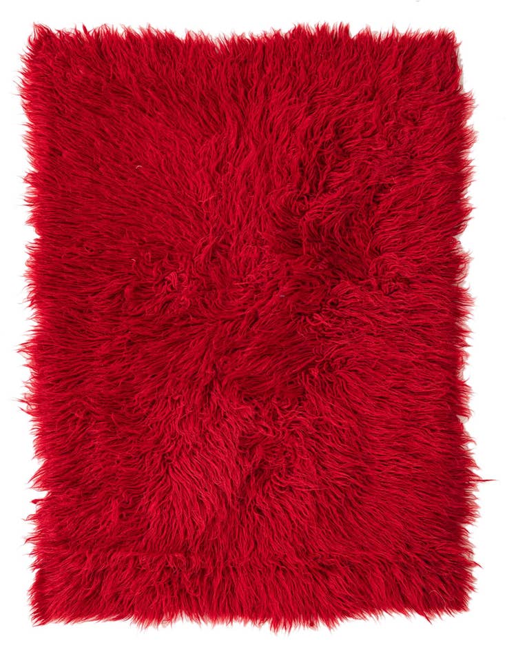 Detail image of 3' x 4' 6 Hand Knotted Moroccan Wool Rug