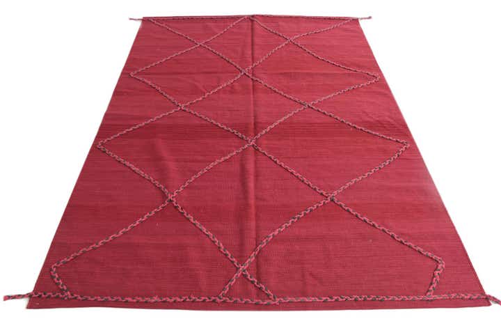 175cm x 245cm Handgeknüpft Marokkanisch Wolle Teppich
