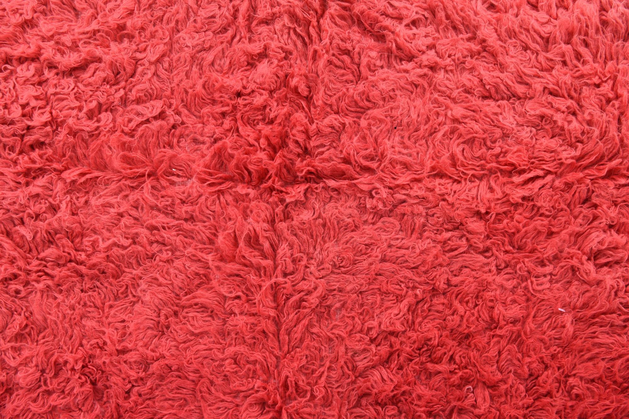 5' 2 x 7' 7 Hand Knotted Moroccan Wool Rug