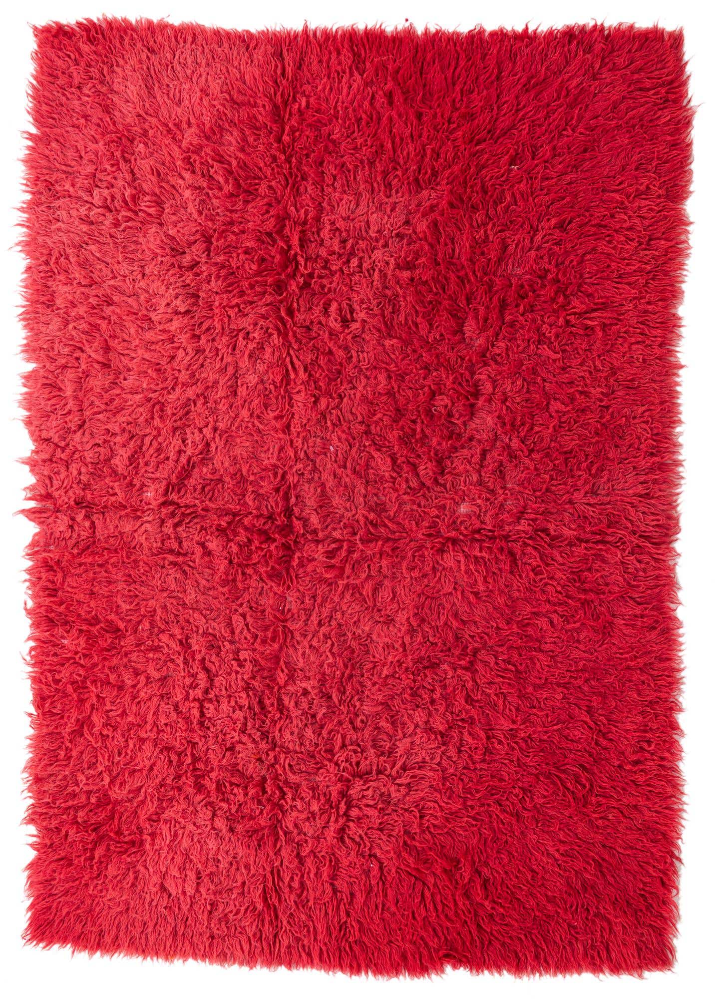 5' 2 x 7' 7 Hand Knotted Moroccan Wool Rug