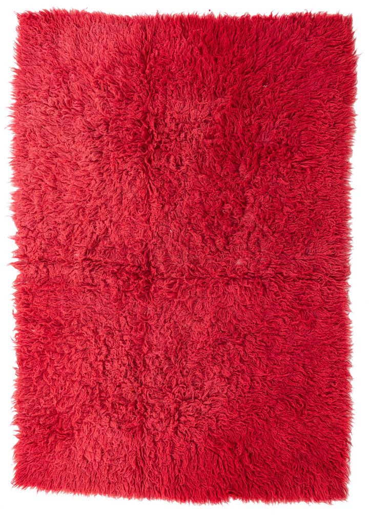 5' 2 x 7' 7 Hand Knotted Moroccan Wool Rug