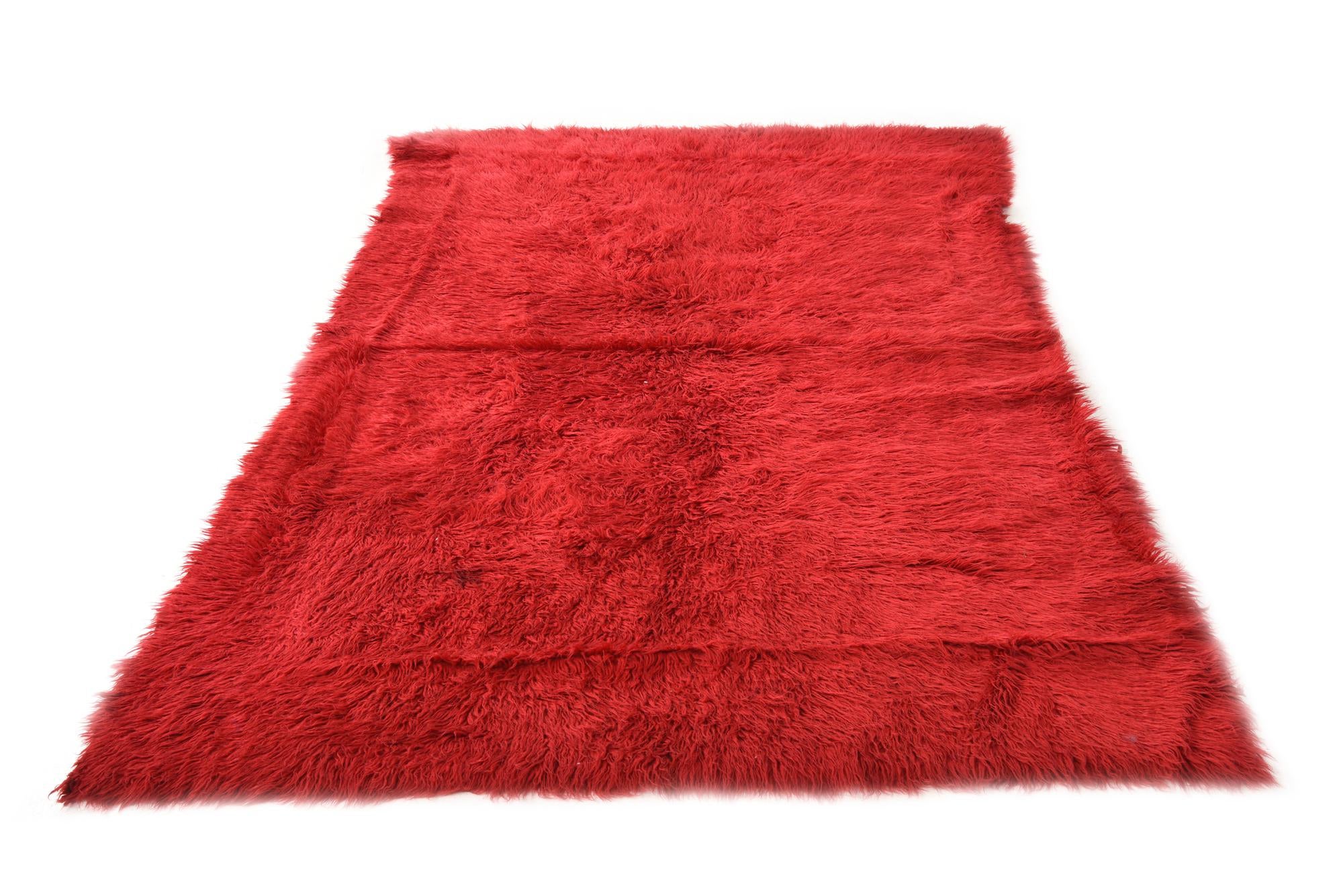 4' 7 x 7' 10 Hand Knotted Moroccan Wool Rug
