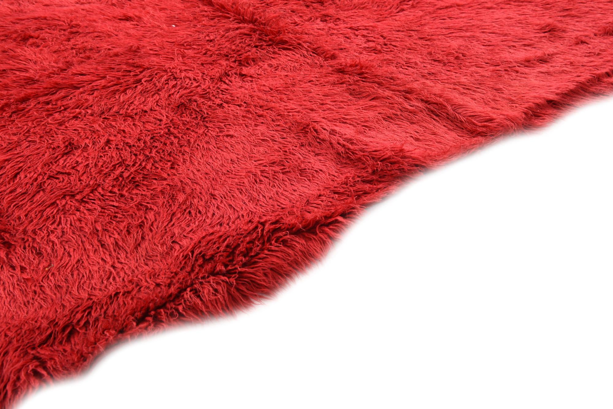 4' 7 x 7' 10 Hand Knotted Moroccan Wool Rug