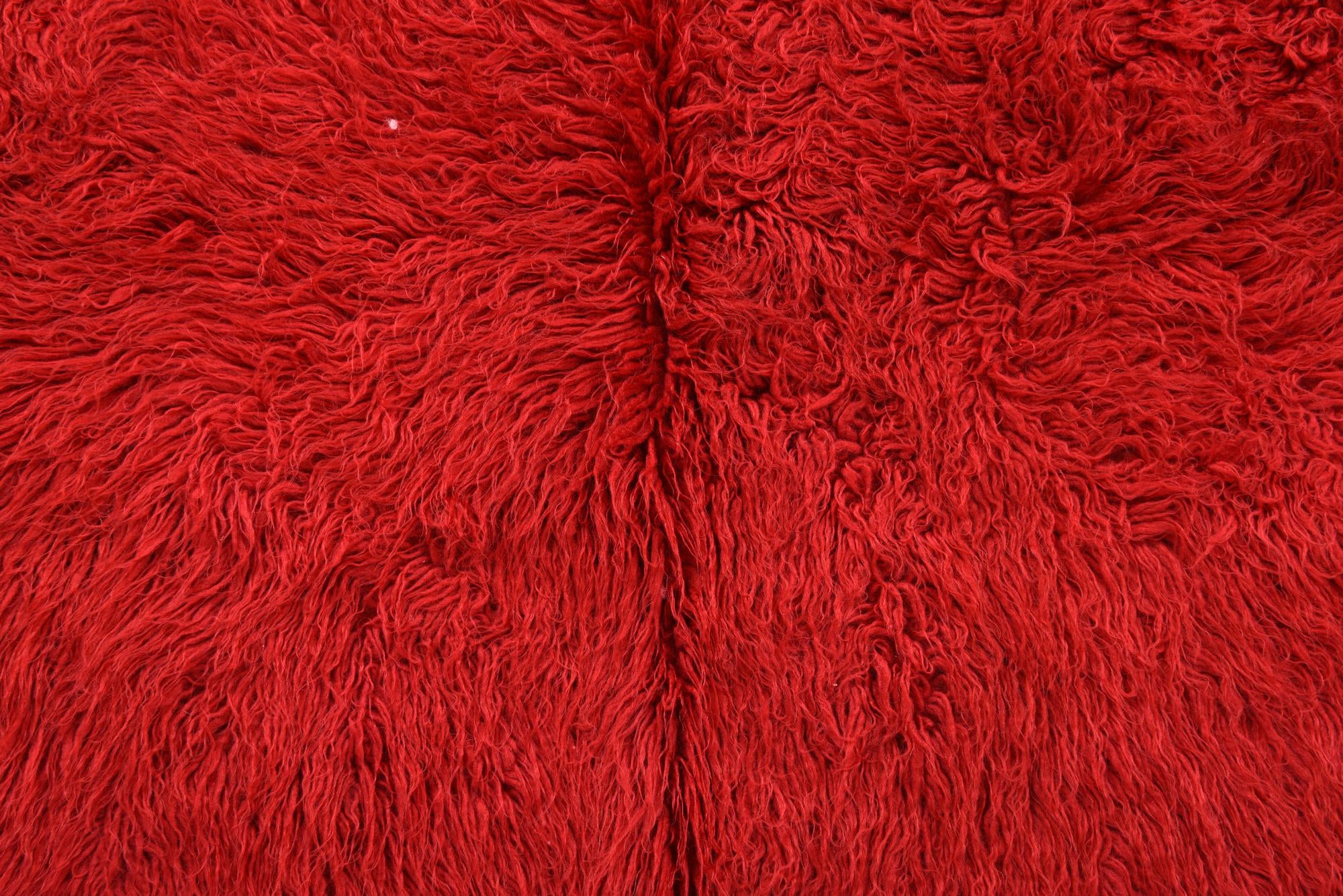 4' 7 x 7' 10 Hand Knotted Moroccan Wool Rug