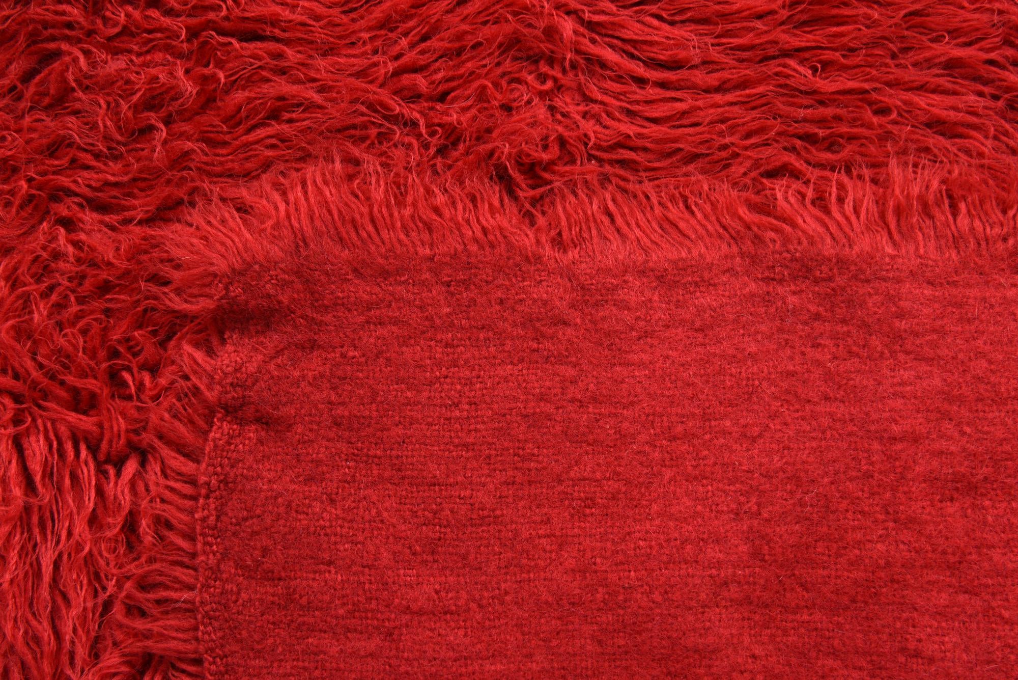 4' 7 x 7' 10 Hand Knotted Moroccan Wool Rug