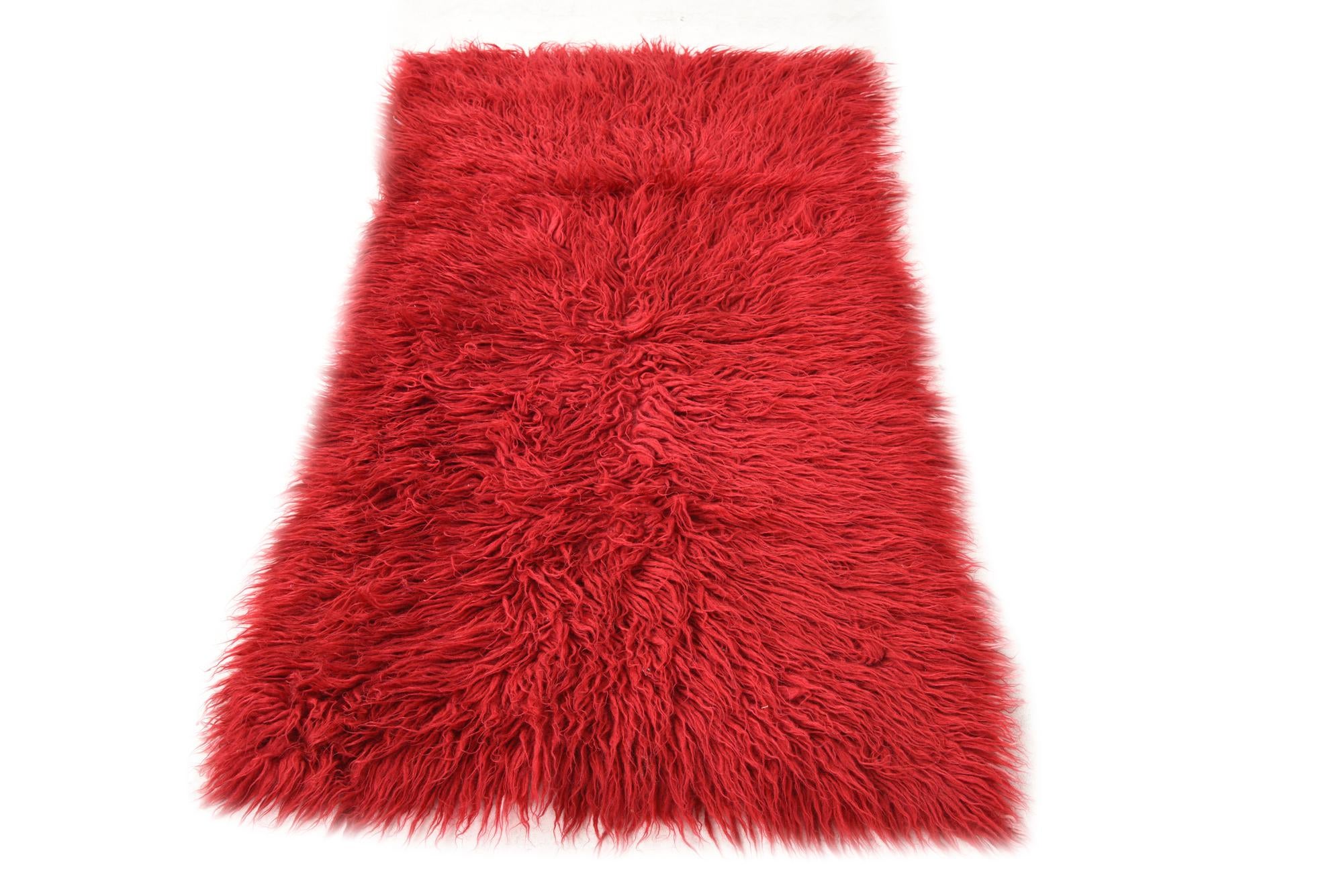 2' 5 x 4' 6 Hand Knotted Moroccan Wool Rug