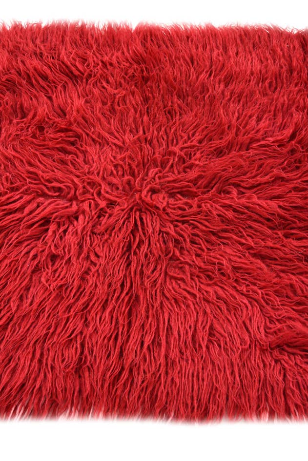 Detail image of 2' 5 x 4' 6 Hand Knotted Moroccan Wool Rug