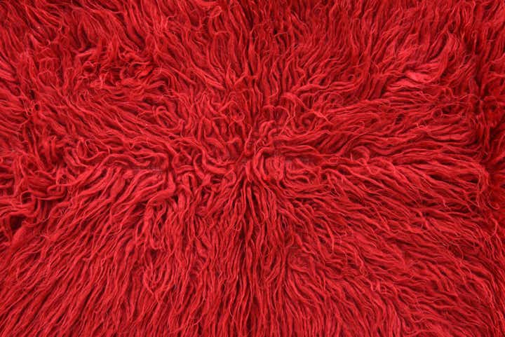 2' 5 x 4' 6 Hand Knotted Moroccan Wool Rug