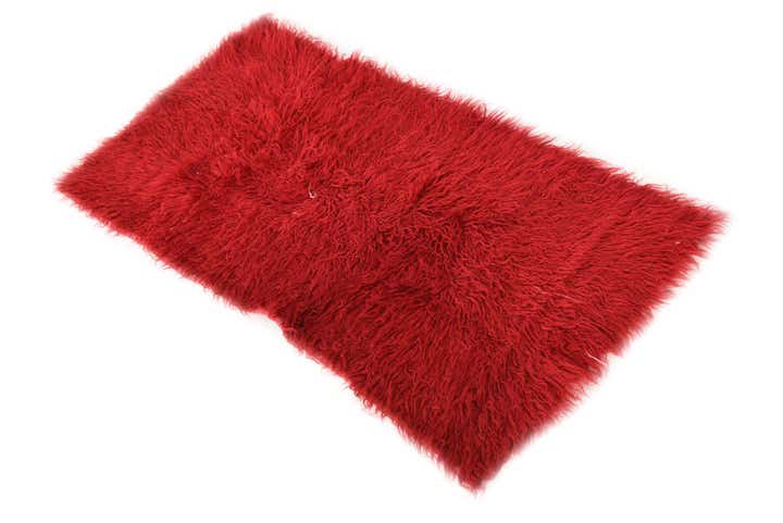 1' 10 x 3' 6 Hand Knotted Moroccan Wool Rug