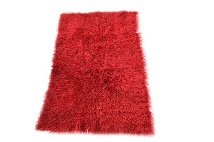 Detail image of 1' 10 x 3' 6 Hand Knotted Moroccan Wool Rug