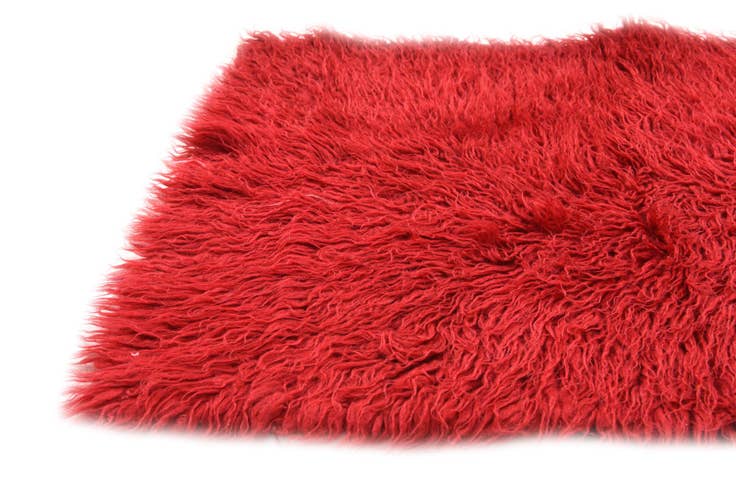 Detail image of 1' 10 x 3' 6 Hand Knotted Moroccan Wool Rug