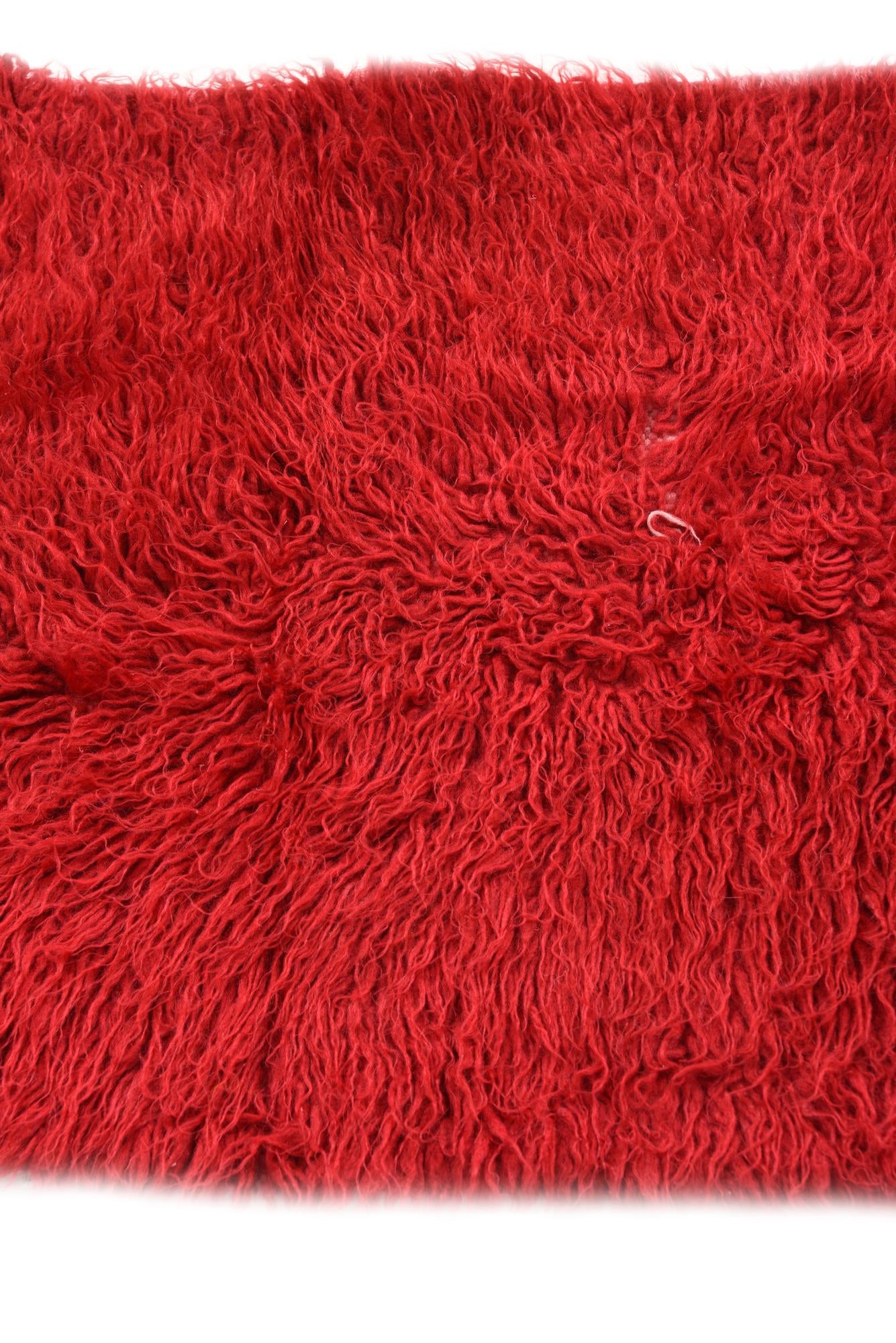 1' 10 x 3' 6 Hand Knotted Moroccan Wool Rug