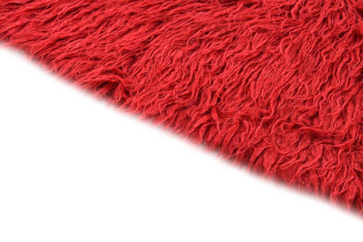 Detail image of 1' 10 x 3' 6 Hand Knotted Moroccan Wool Rug