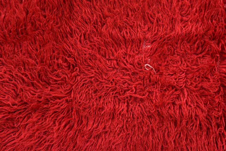 1' 10 x 3' 6 Hand Knotted Moroccan Wool Rug