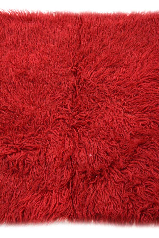 2' 4 x 4' 3 Hand Knotted Moroccan Wool Rug