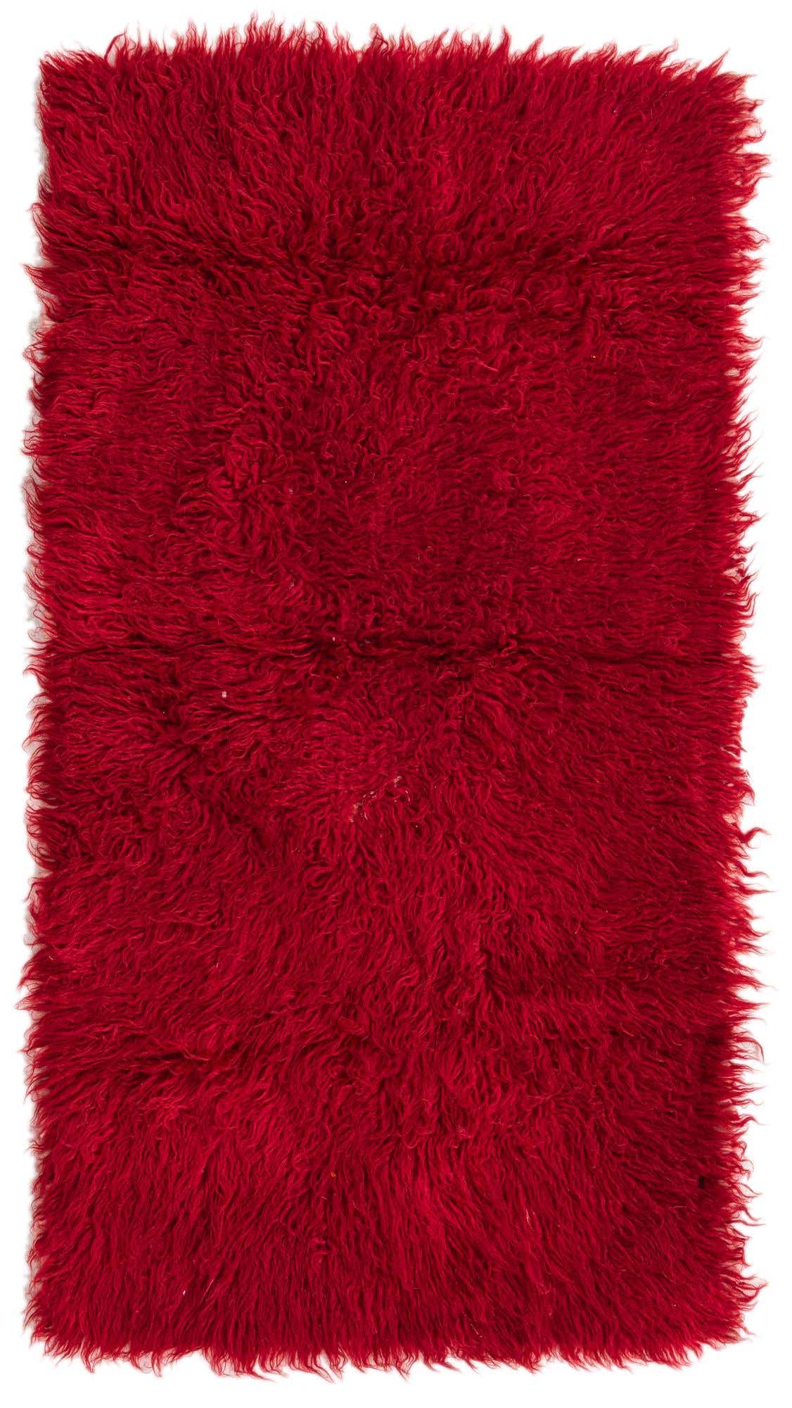 2' 4 x 4' 3 Hand Knotted Moroccan Wool Rug