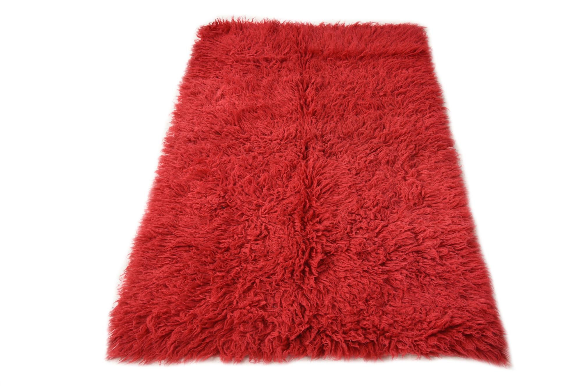 3' 1 x 5' 4 Hand Knotted Moroccan Wool Rug