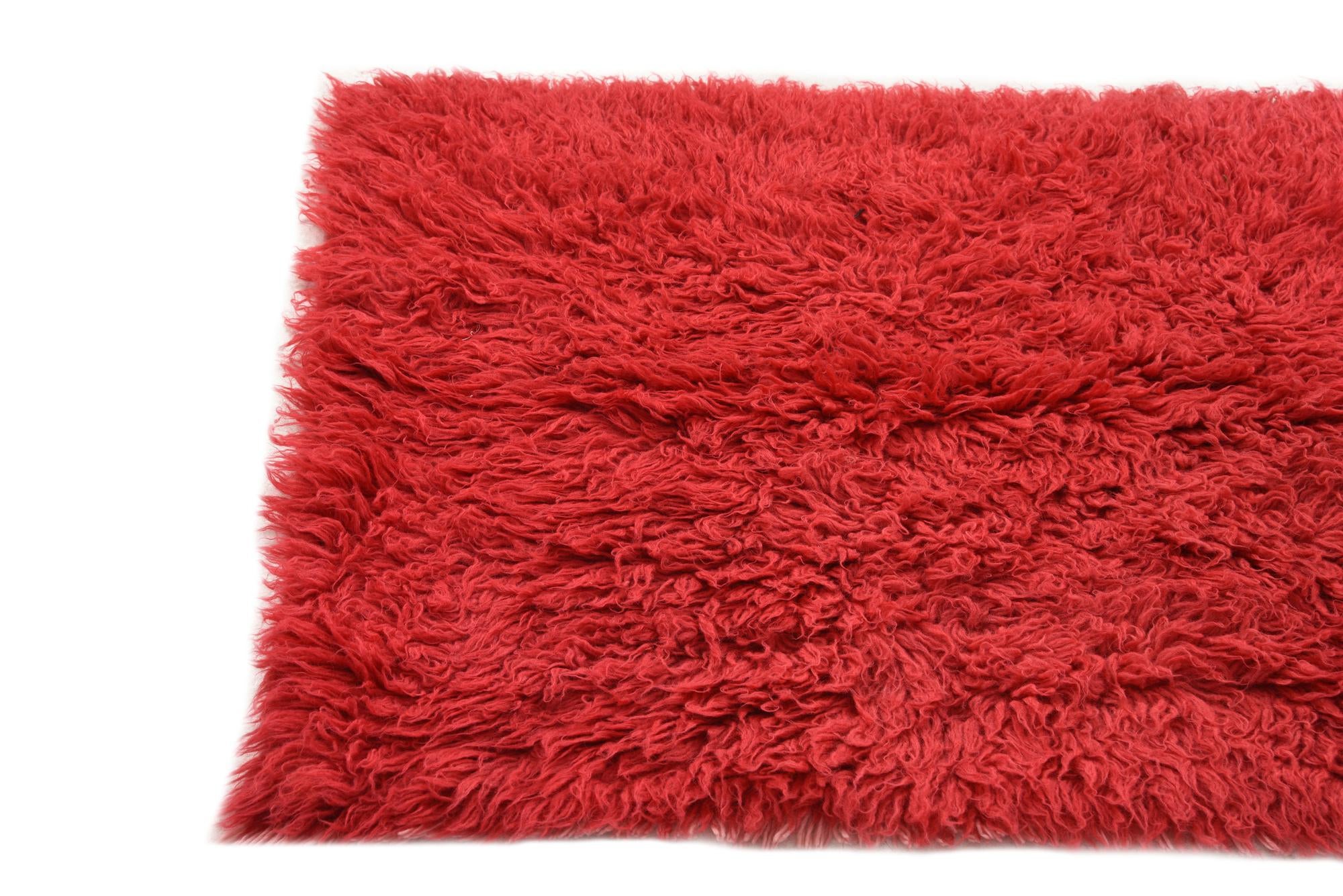 3' 1 x 5' 4 Hand Knotted Moroccan Wool Rug