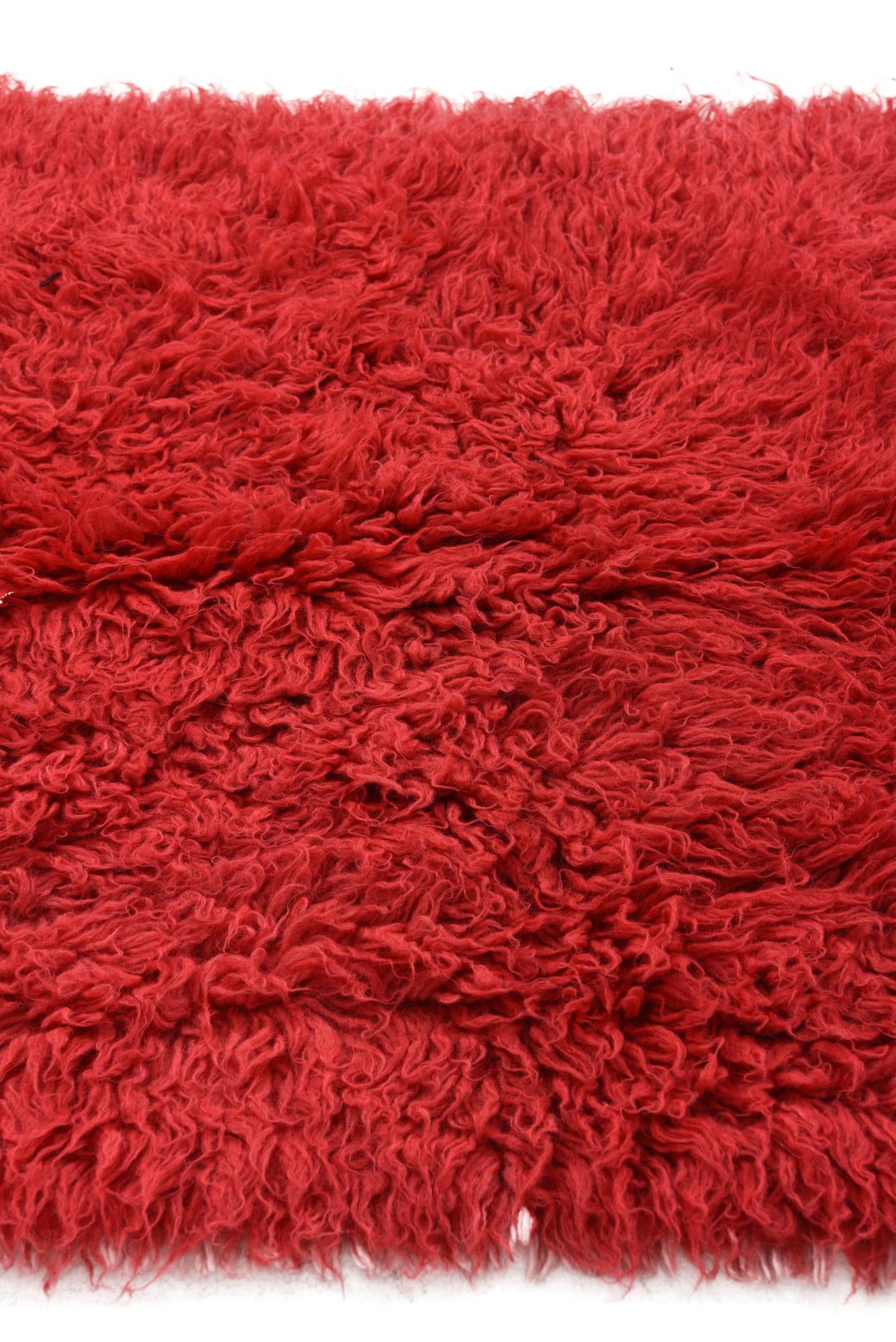 3' 1 x 5' 4 Hand Knotted Moroccan Wool Rug