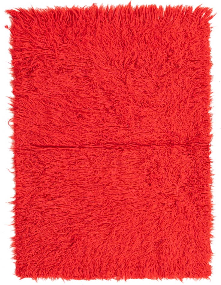 Detail image of 3' x 4' 8 Hand Knotted Moroccan Wool Rug