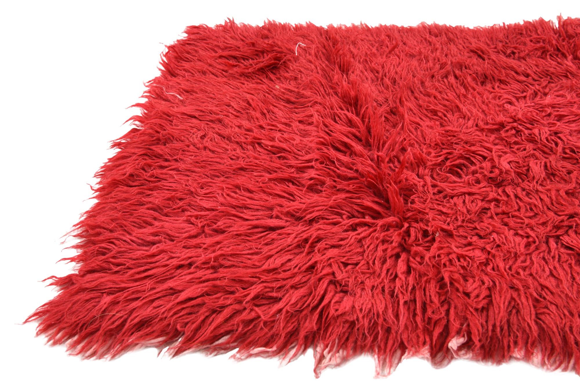 2' 5 x 4' 8 Hand Knotted Moroccan Wool Rug