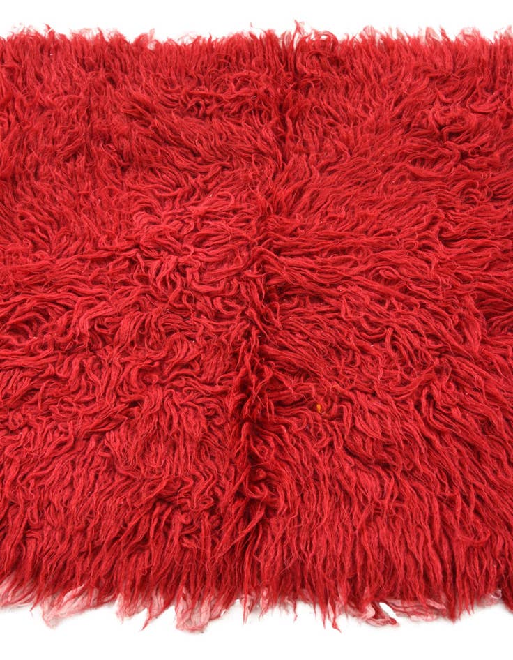 Detail image of 2' 5 x 4' 8  Hand Knotted Moroccan Wool Rug