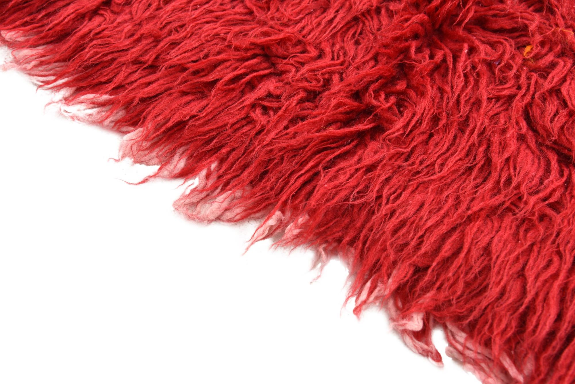 2' 5 x 4' 8 Hand Knotted Moroccan Wool Rug