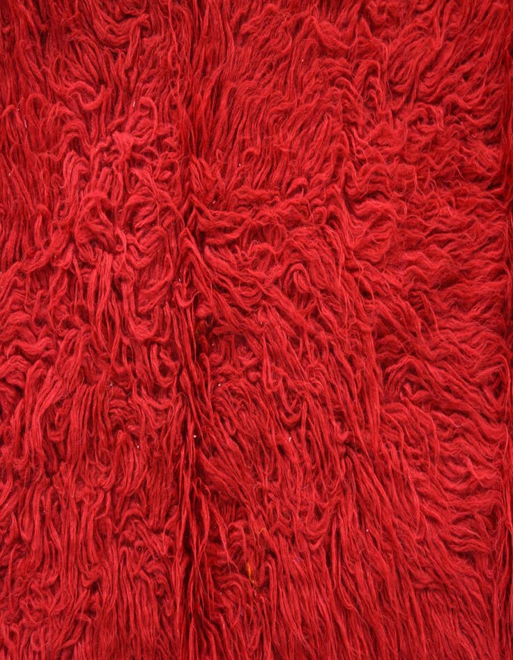 Detail image of 2' 5 x 4' 8  Hand Knotted Moroccan Wool Rug