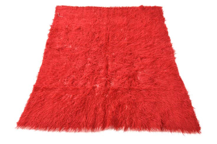 Detail image of 4' x 5' 3 Hand Knotted Moroccan Wool Rug