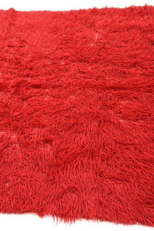 Detail image of 4' x 5' 3 Hand Knotted Moroccan Wool Rug